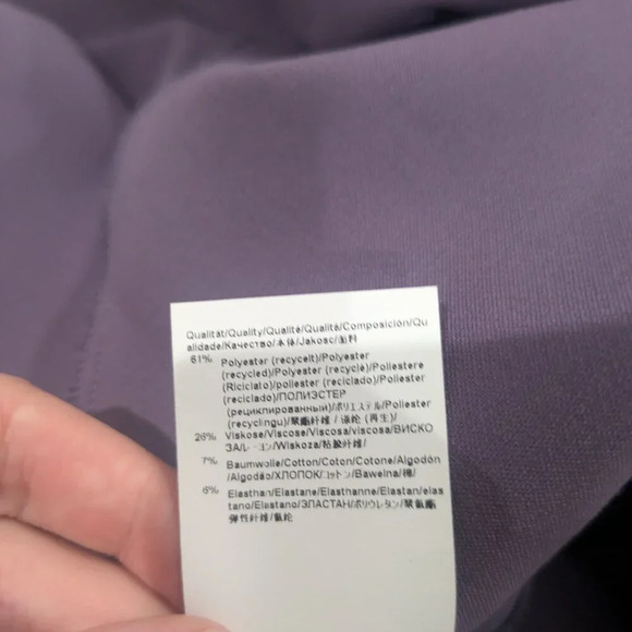 BOSS Hugo Boss Dress Size 14 Purple Desaty in Mauve Purple Stretch Fit & Flare - Picture 7 of 11